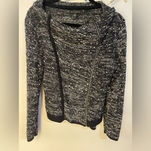 Willi Smith Black and White Knit Top